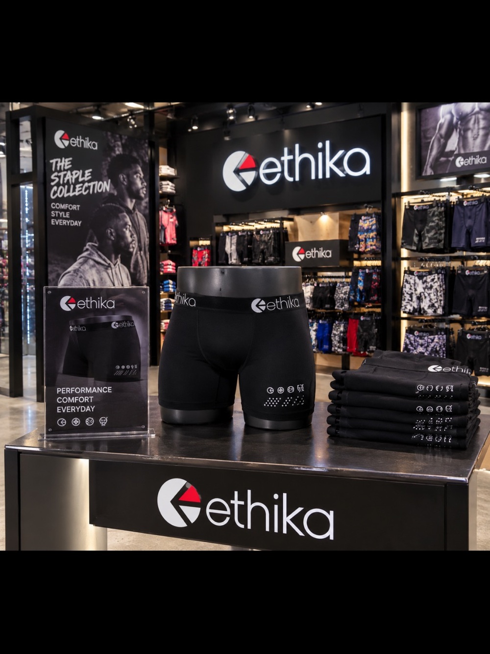 ethika Black Womens Staple Briefs - 2XL
